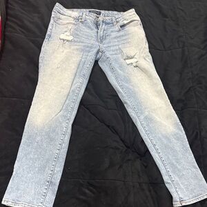 Light Blue Distressed men Jeans